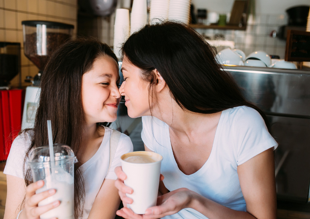 Lesbians drinking mothers milk