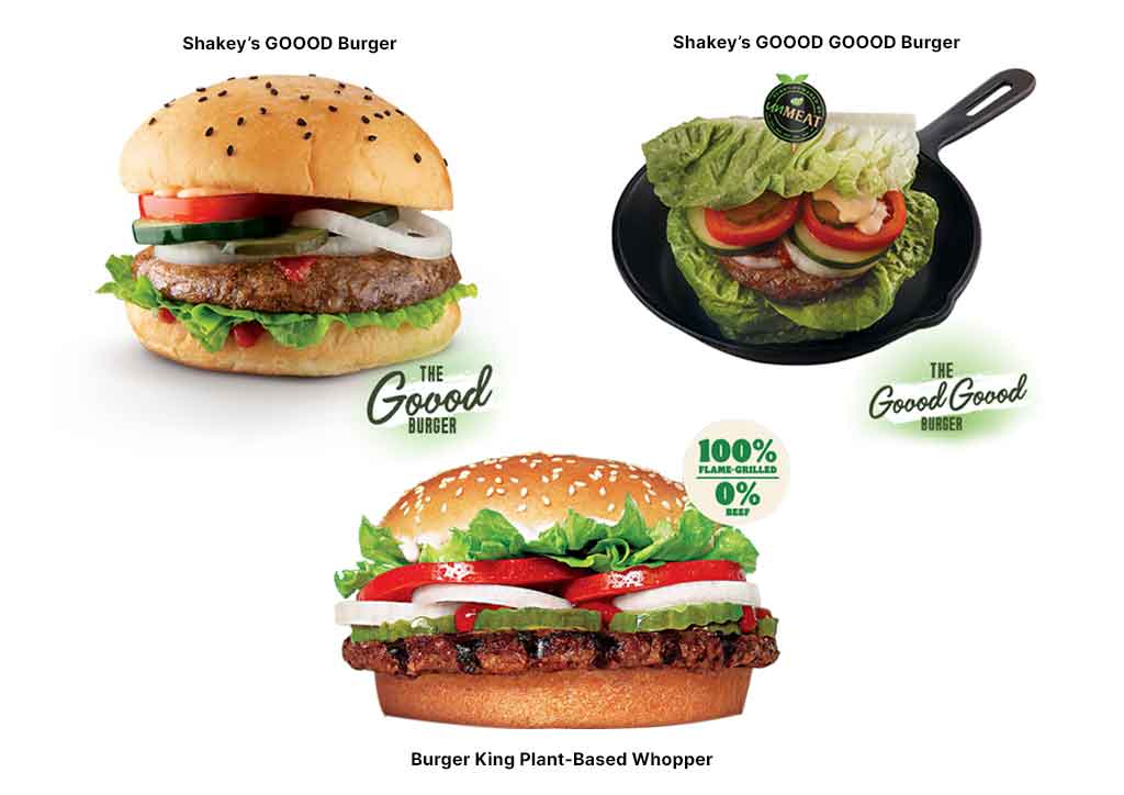 plant-based burgers