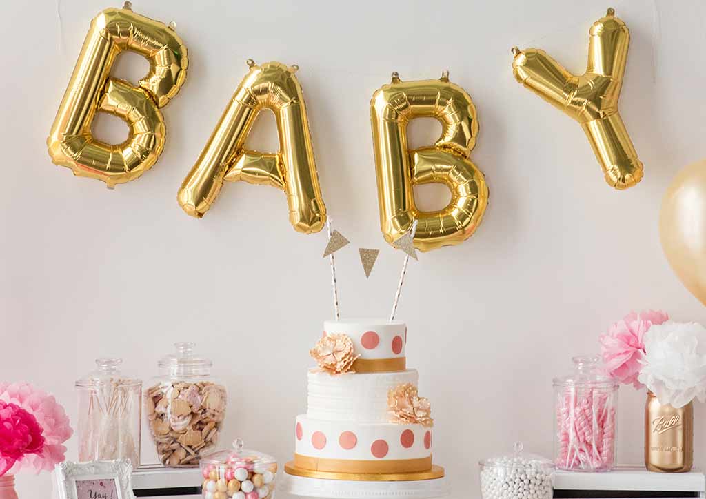 Baby zoom shower decorations