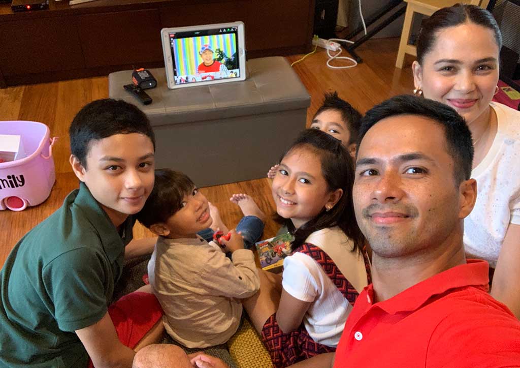 kristine hermosa and oyo sotto with family