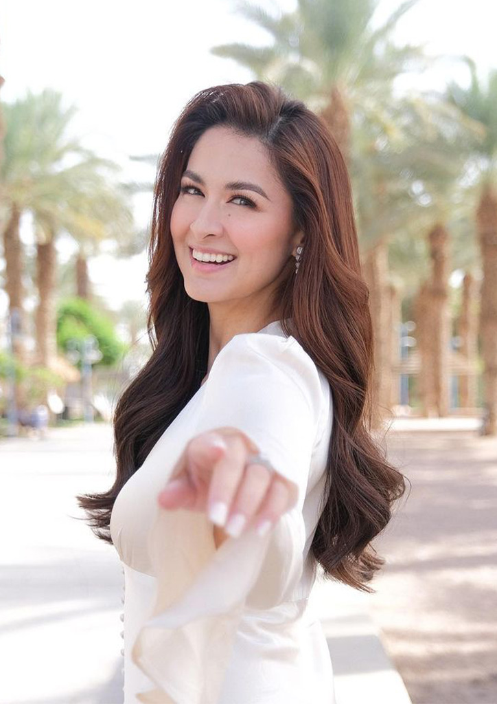 Simple white look for Marian Rivera during her stay in Israel for Miss Universe