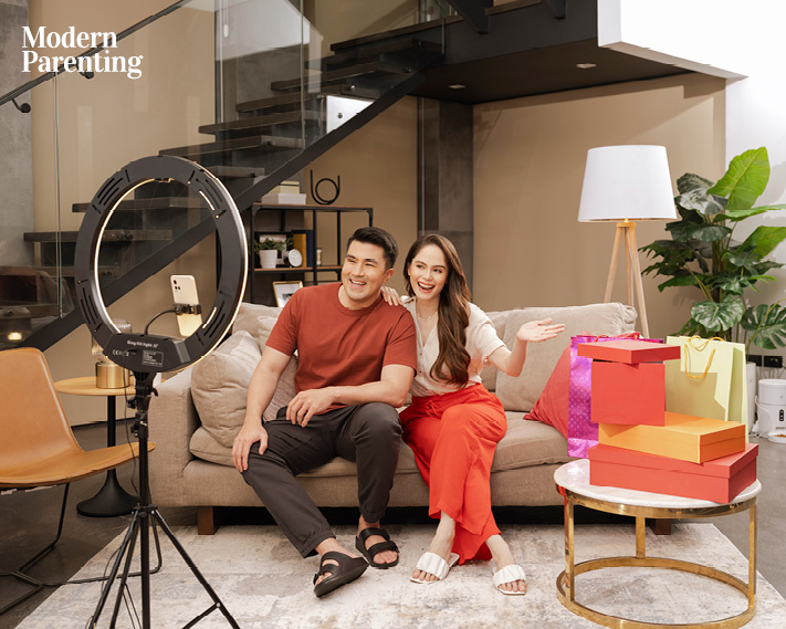 Luis Manzano and Jessy Mendiola for PLDT Home and Modern Parenting