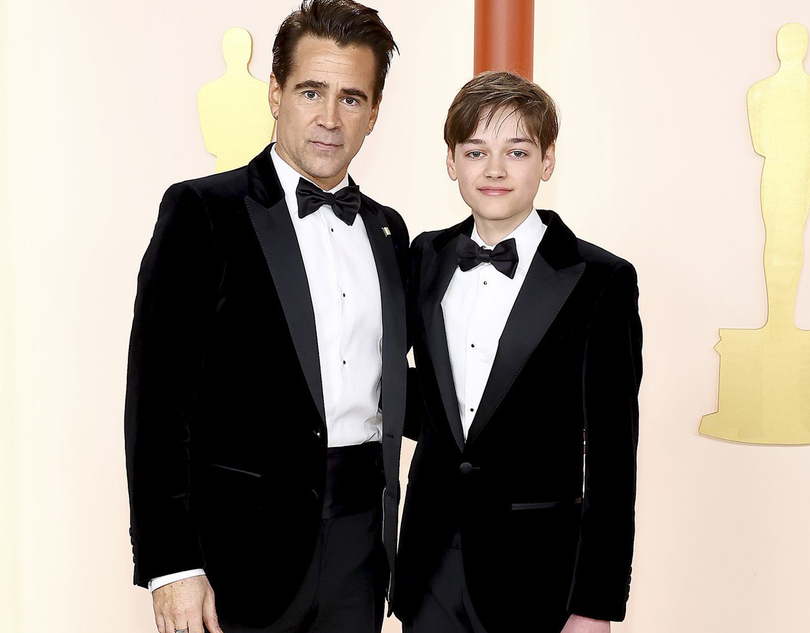 Colin and Henry Farrell at the Oscars 2023